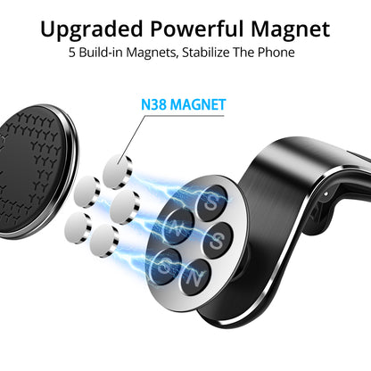 MagniDrive 360 – מחזיק טלפון מגנטי לרכב – שליטה מלאה בנהיגה