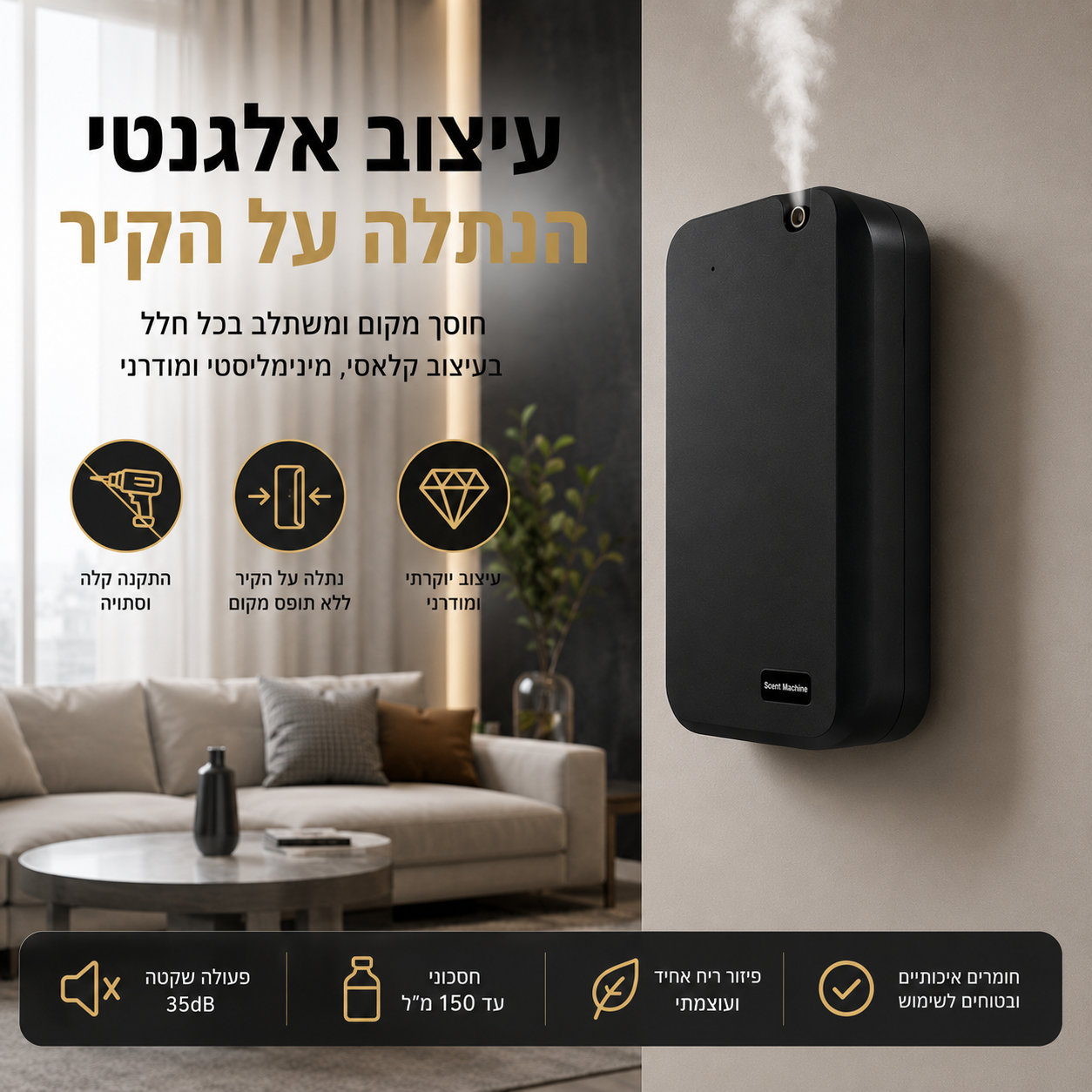 מפיץ ריח חכם AromaFlow